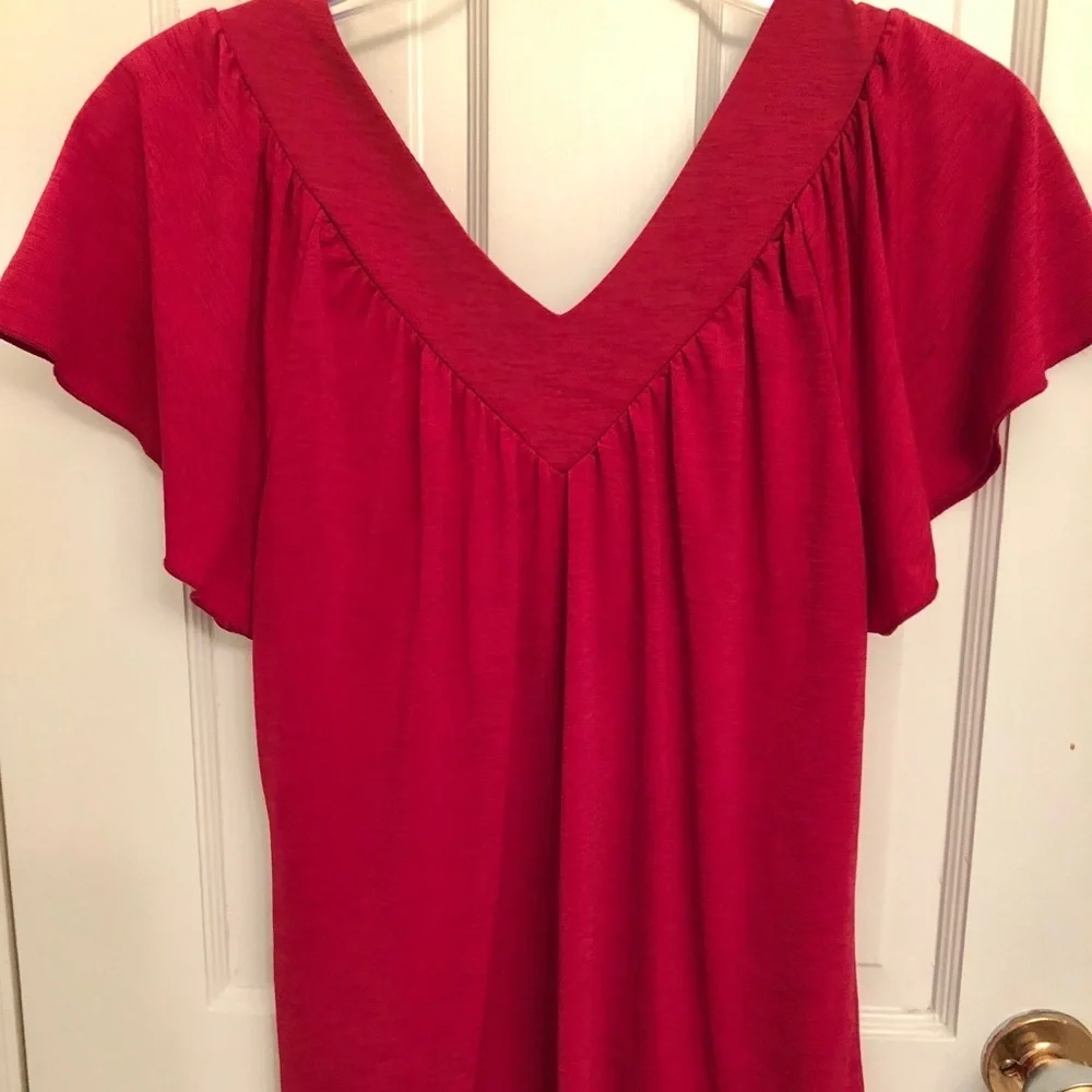 Paper Doll V-Cut Blouse